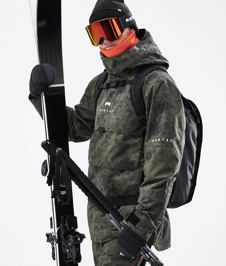 Dune 2021 Lyžařská Bunda Pánské Olive Green Tiedye, Obrázek 3 z 11
