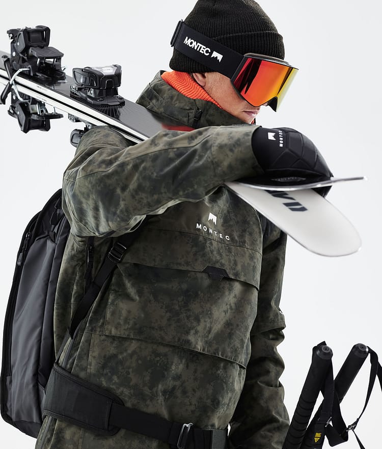 Dune 2021 Lyžařská Bunda Pánské Olive Green Tiedye, Obrázek 4 z 11