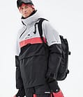 Dune 2021 Lyžařská Bunda Pánské Light Grey/Coral/Black, Obrázek 2 z 10