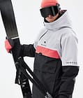 Dune 2021 Lyžařská Bunda Pánské Light Grey/Coral/Black, Obrázek 3 z 10