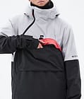 Dune 2021 Lyžařská Bunda Pánské Light Grey/Coral/Black, Obrázek 10 z 10