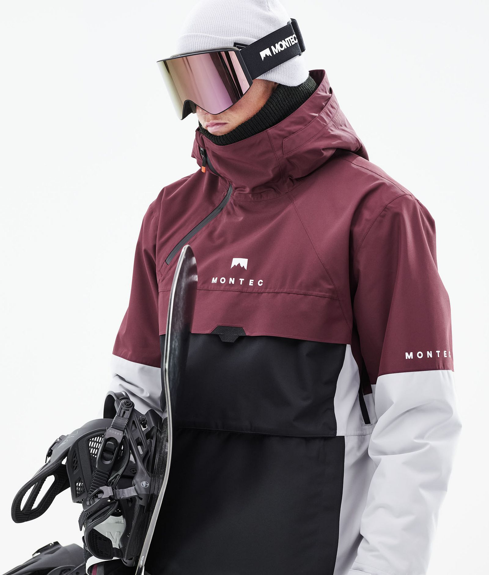 Dune 2021 Chaqueta Snowboard Hombre Burgundy/Black/Light Grey, Imagen 3 de 10