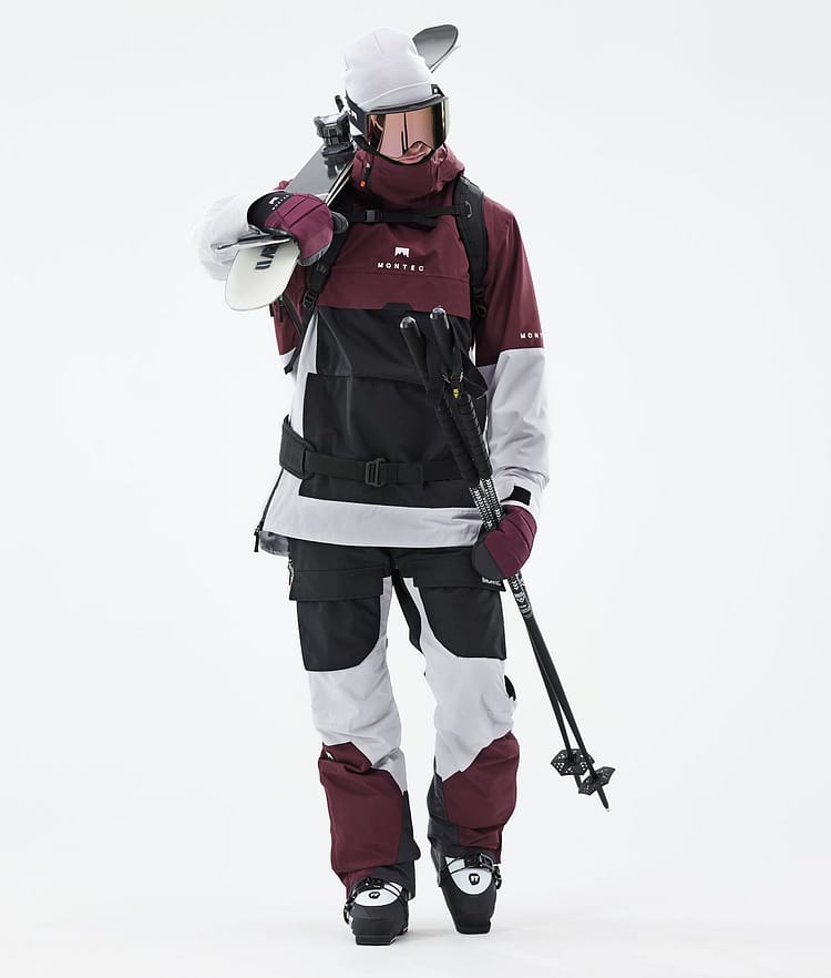 Dune 21 Chaqueta Esquí Hombre Burgundy/Black/Light Grey, Imagen 4 de 10