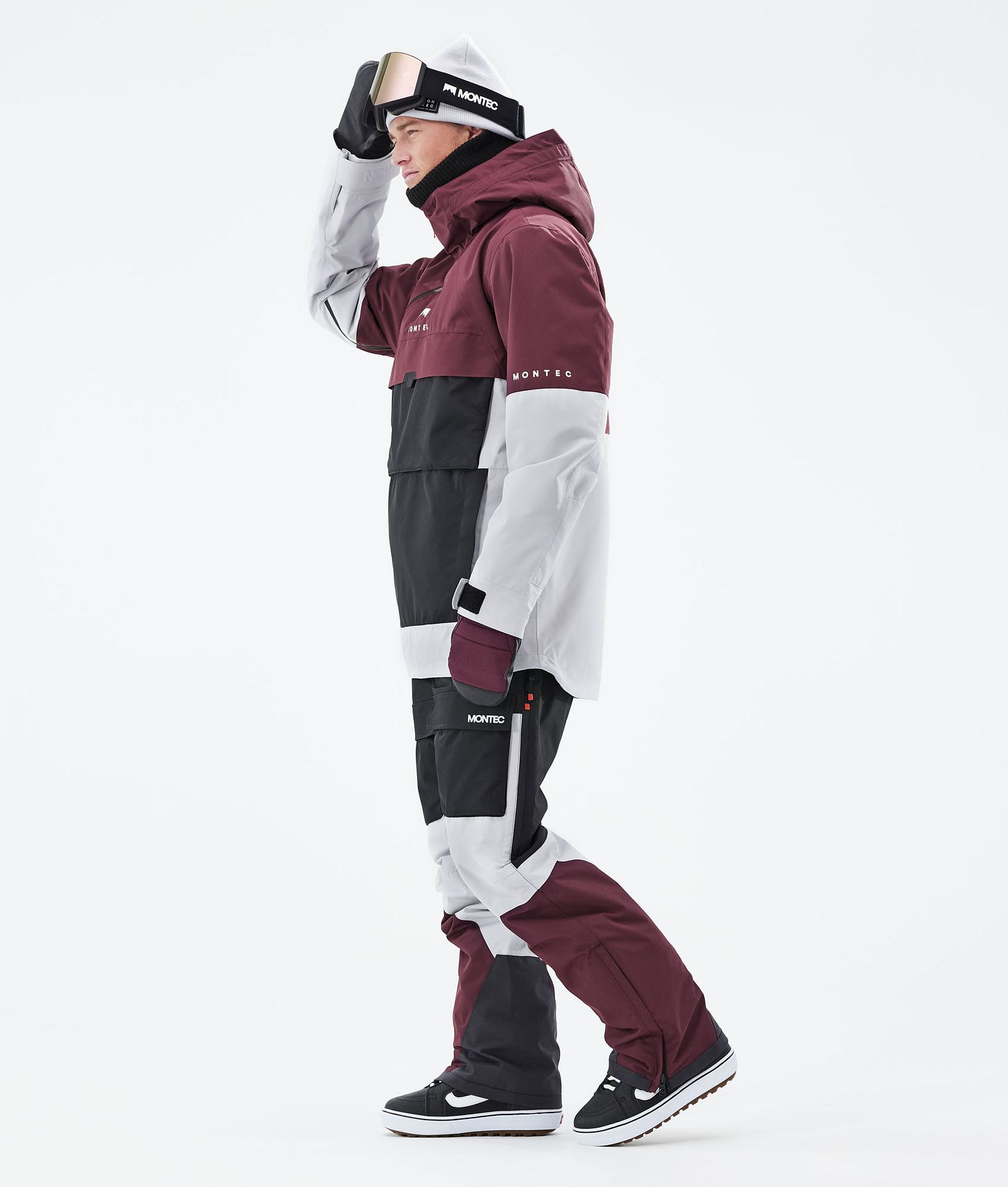 Dune 2021 Chaqueta Snowboard Hombre Burgundy/Black/Light Grey, Imagen 5 de 10