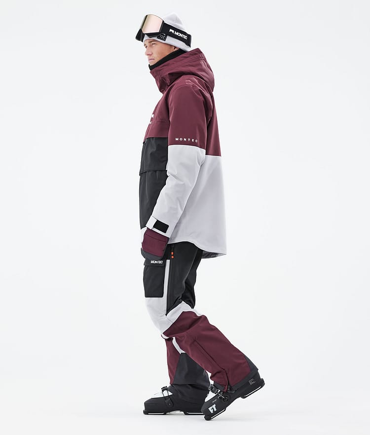 Dune 21 Chaqueta Esquí Hombre Burgundy/Black/Light Grey, Imagen 5 de 10
