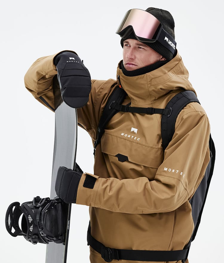 Dune 21 Kurtka Snowboardowa Mężczyźni Gold, Zdjęcie 4 z 11