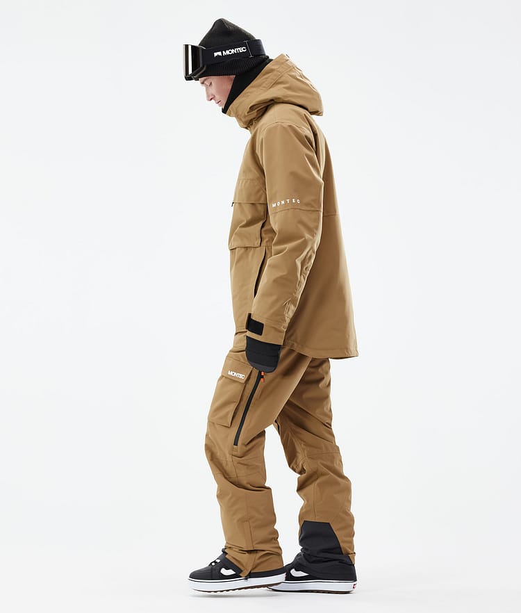 Dune 21 Kurtka Snowboardowa Mężczyźni Gold, Zdjęcie 6 z 11