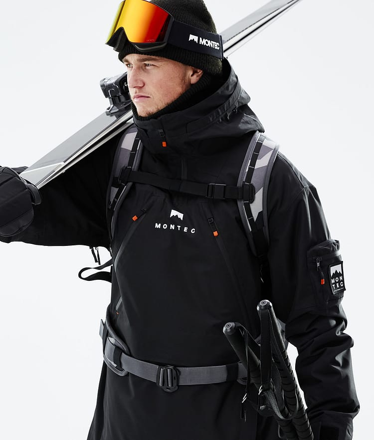Anzu Lyžařská Bunda Pánské Black, Obrázek 4 z 12