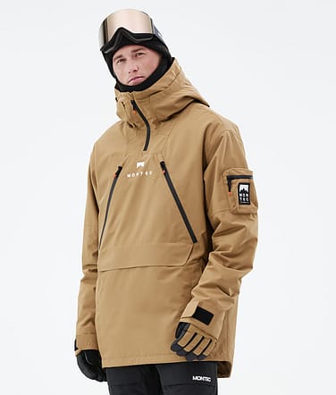 Anzu Bunda na Snowboard Pánské Gold Renewed