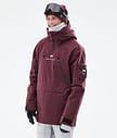Anzu Lyžařská Bunda Pánské Burgundy