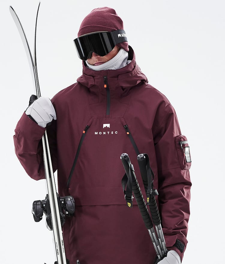Anzu Lyžařská Bunda Pánské Burgundy, Obrázek 3 z 11