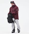Anzu Lyžařská Bunda Pánské Burgundy, Obrázek 4 z 11