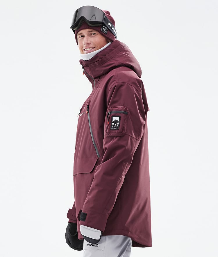 Anzu Lyžařská Bunda Pánské Burgundy, Obrázek 7 z 11