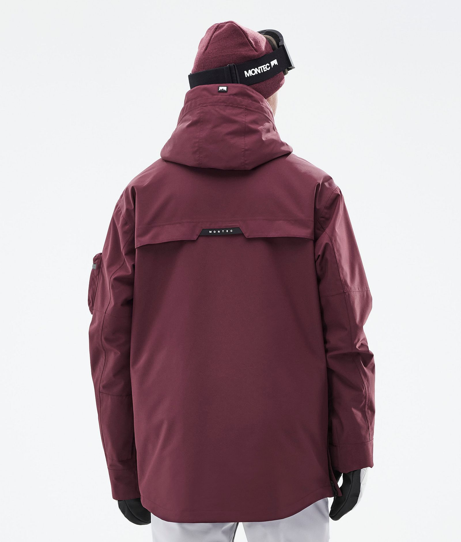 Anzu Lyžařská Bunda Pánské Burgundy, Obrázek 8 z 11