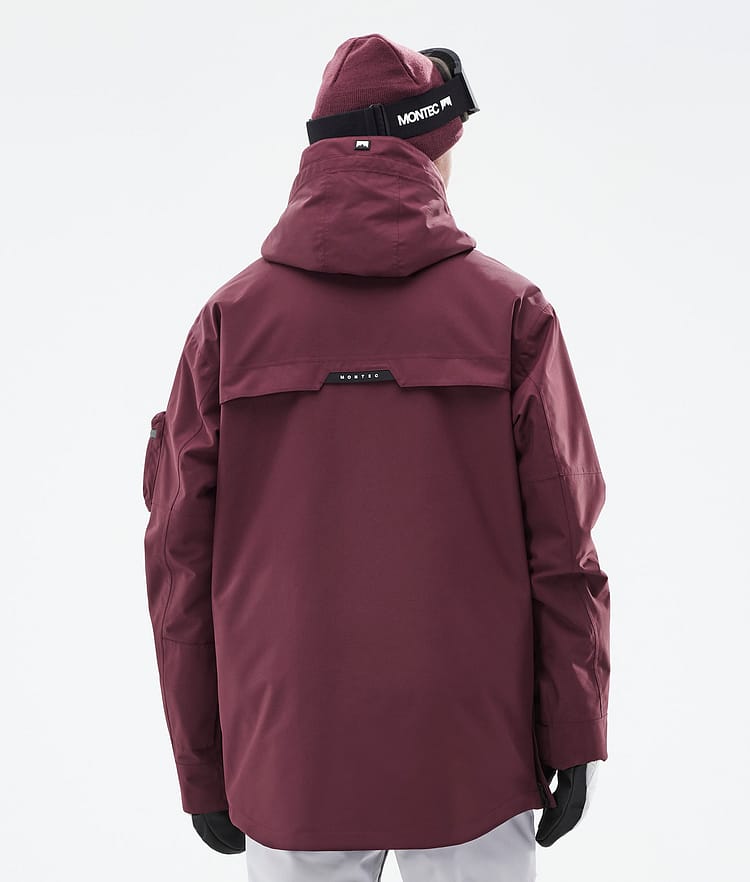 Anzu Lyžařská Bunda Pánské Burgundy, Obrázek 8 z 11