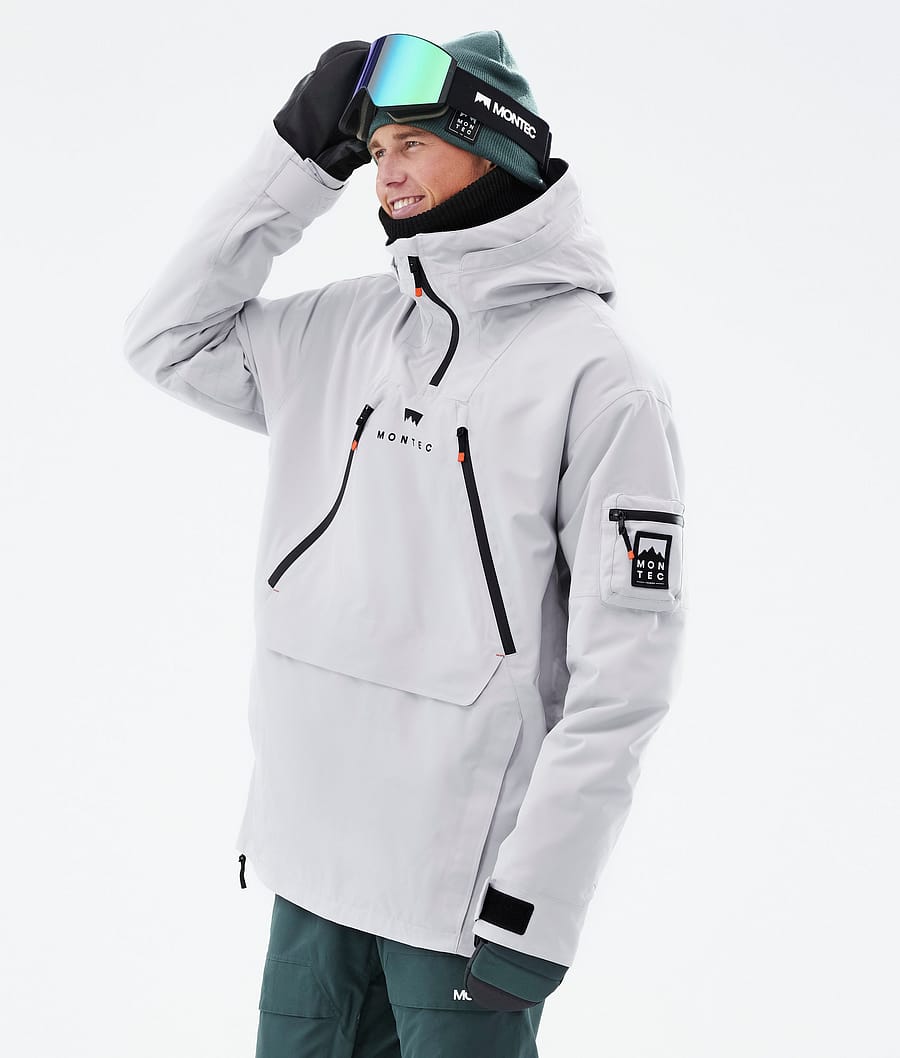 Anzu Ski Jacket Men Light Grey