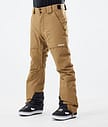 Dune Snowboard Pants Men Gold