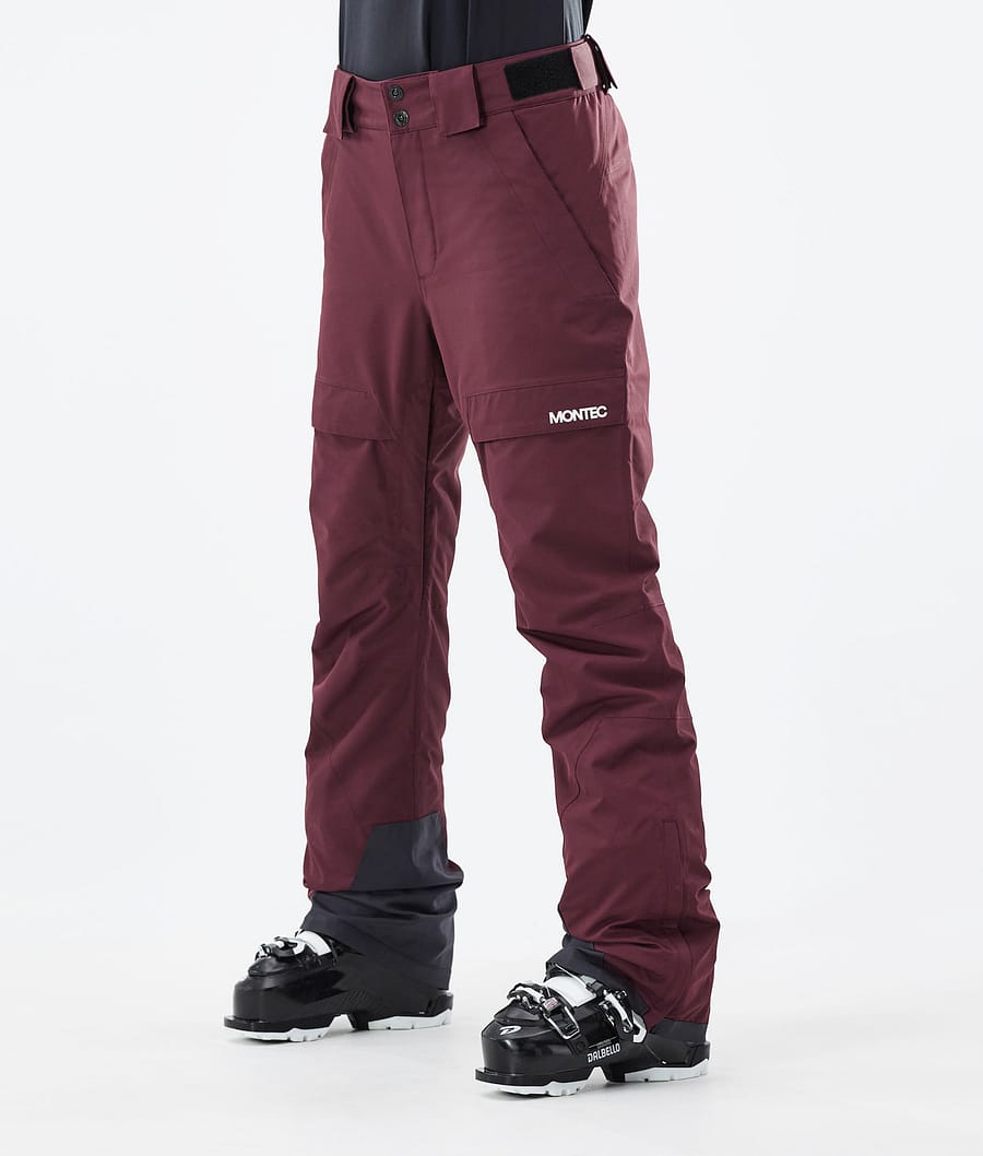 Dune W Ski Pants Women Burgundy