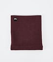 Classic Knitted Facemask Men Burgundy