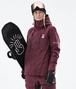 Fawk W 2021 Snowboardjacka Dam Burgundy