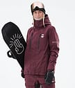 Fawk W 21 Chaqueta Snowboard Mujer Burgundy
