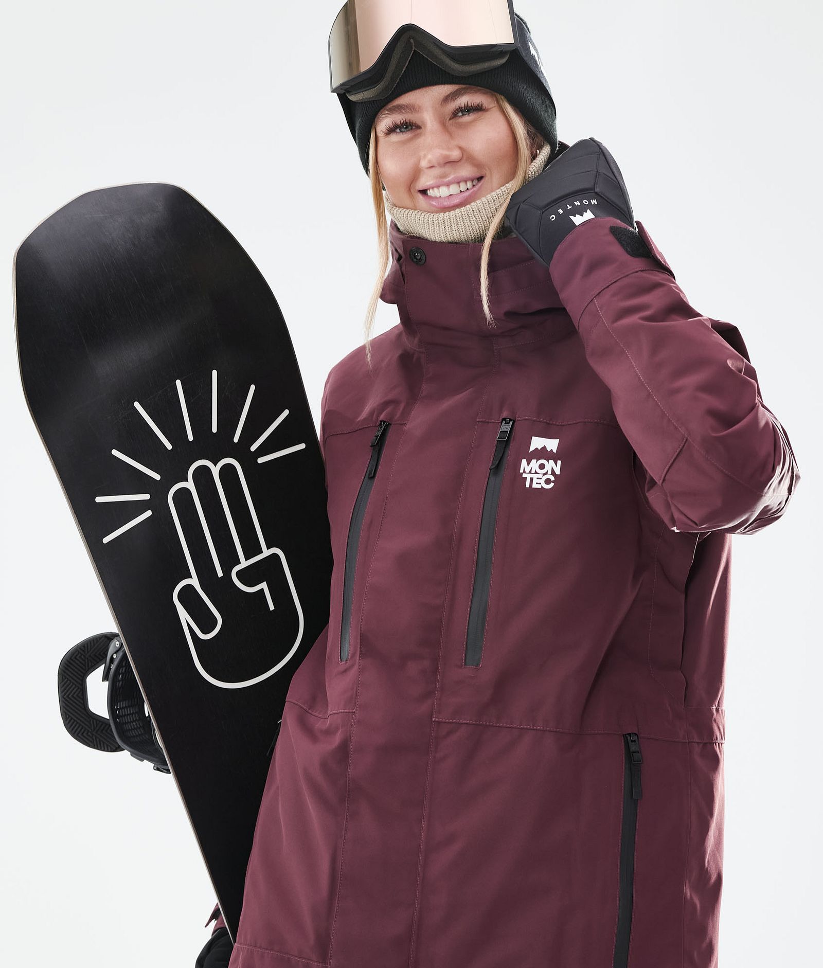 Fawk W 2021 Chaqueta Snowboard Mujer Burgundy, Imagen 3 de 11