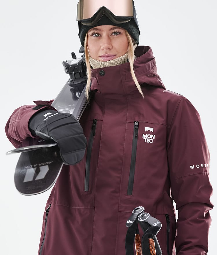 Fawk W 2021 Lyžařská Bunda Dámské Burgundy, Obrázek 3 z 11