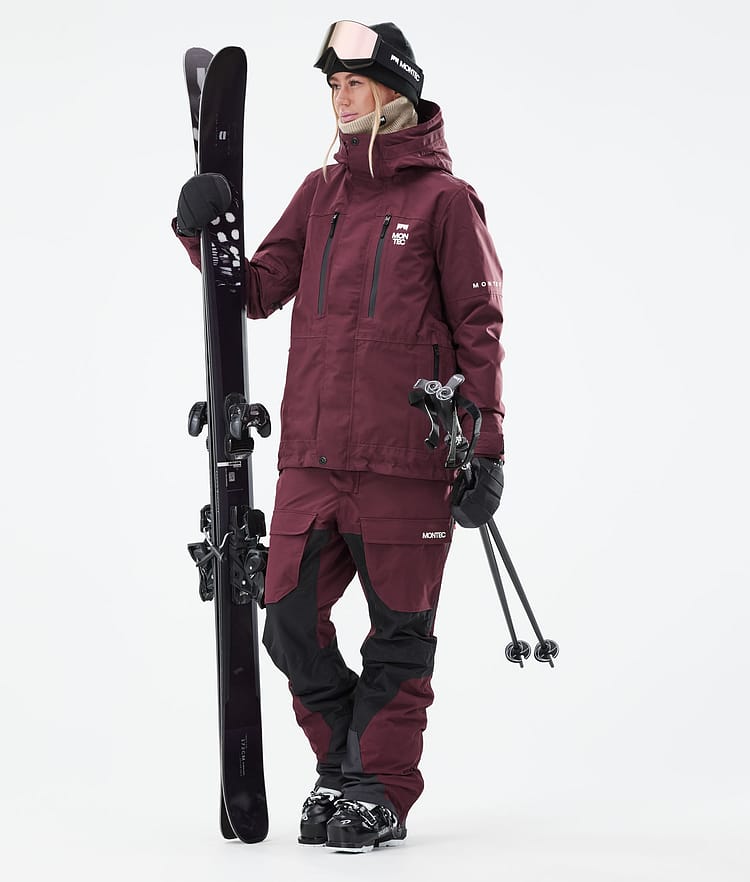 Fawk W 2021 Lyžařská Bunda Dámské Burgundy, Obrázek 4 z 11