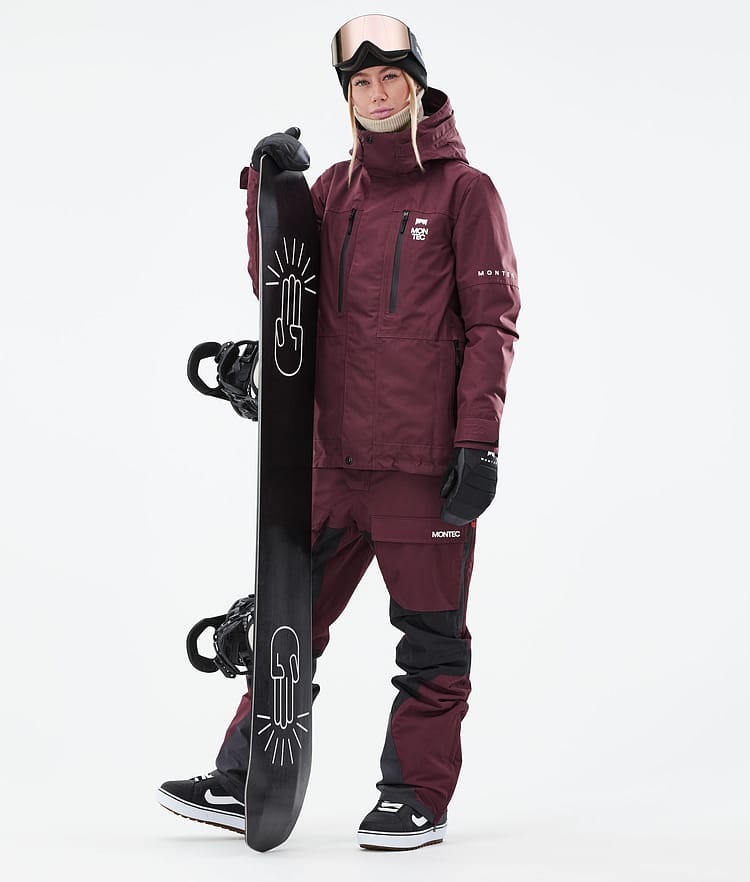 Fawk W 2021 Bunda na Snowboard Dámské Burgundy, Obrázek 4 z 11