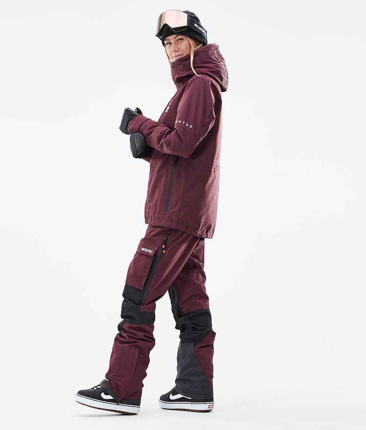 Fawk W 2021 Bunda na Snowboard Dámské Burgundy, Obrázek 5 z 11