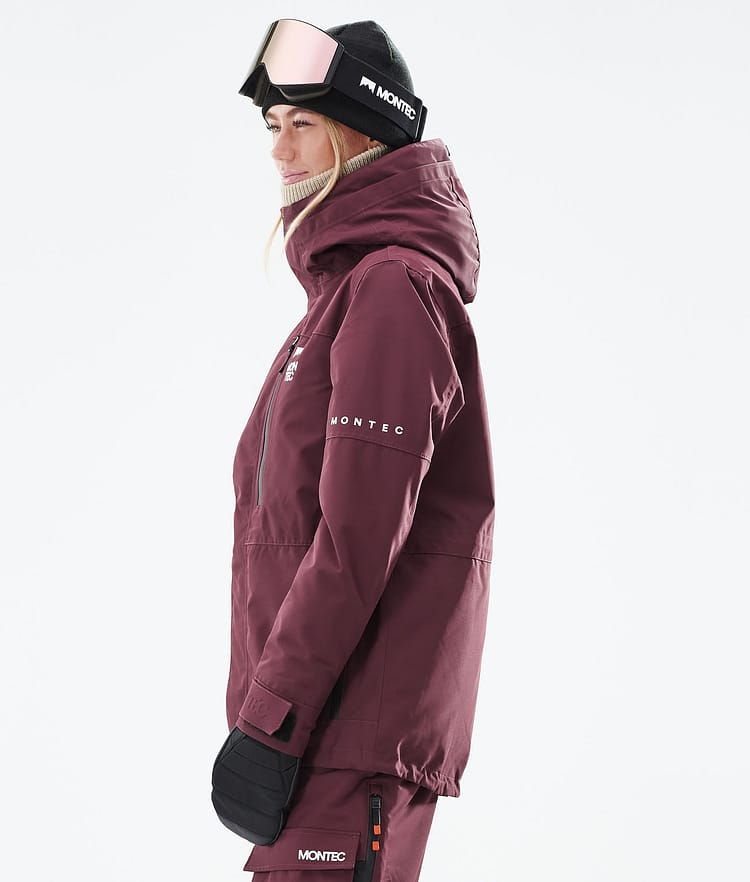 Fawk W 2021 Bunda na Snowboard Dámské Burgundy, Obrázek 7 z 11