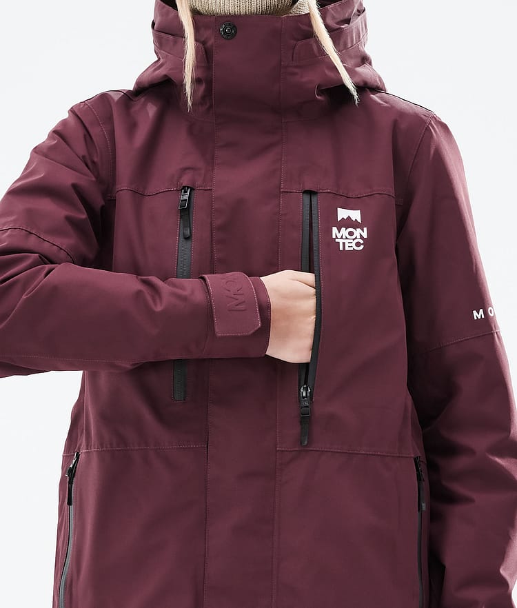 Fawk W 2021 Bunda na Snowboard Dámské Burgundy, Obrázek 10 z 11