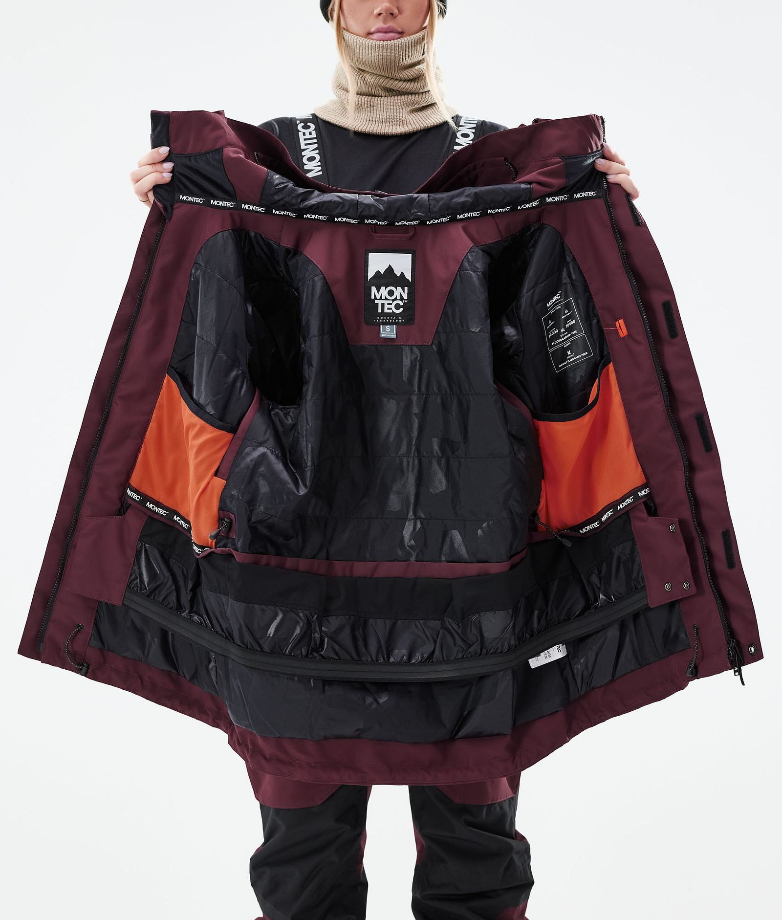 Fawk W 2021 Chaqueta Snowboard Mujer Burgundy, Imagen 11 de 11
