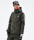 Fawk W 2021 Lyžařská Bunda Dámské Olive Green Tiedye, Obrázek 1 z 12