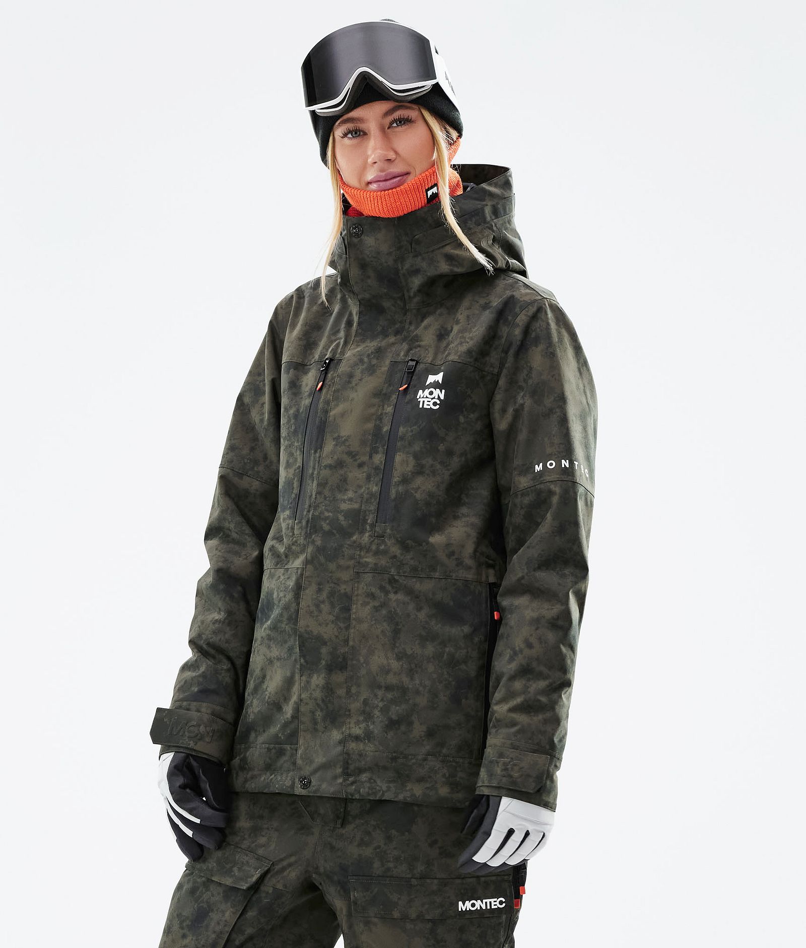 Fawk W 2021 Lyžařská Bunda Dámské Olive Green Tiedye, Obrázek 1 z 12