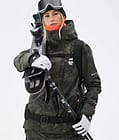 Fawk W 2021 Lyžařská Bunda Dámské Olive Green Tiedye, Obrázek 3 z 12