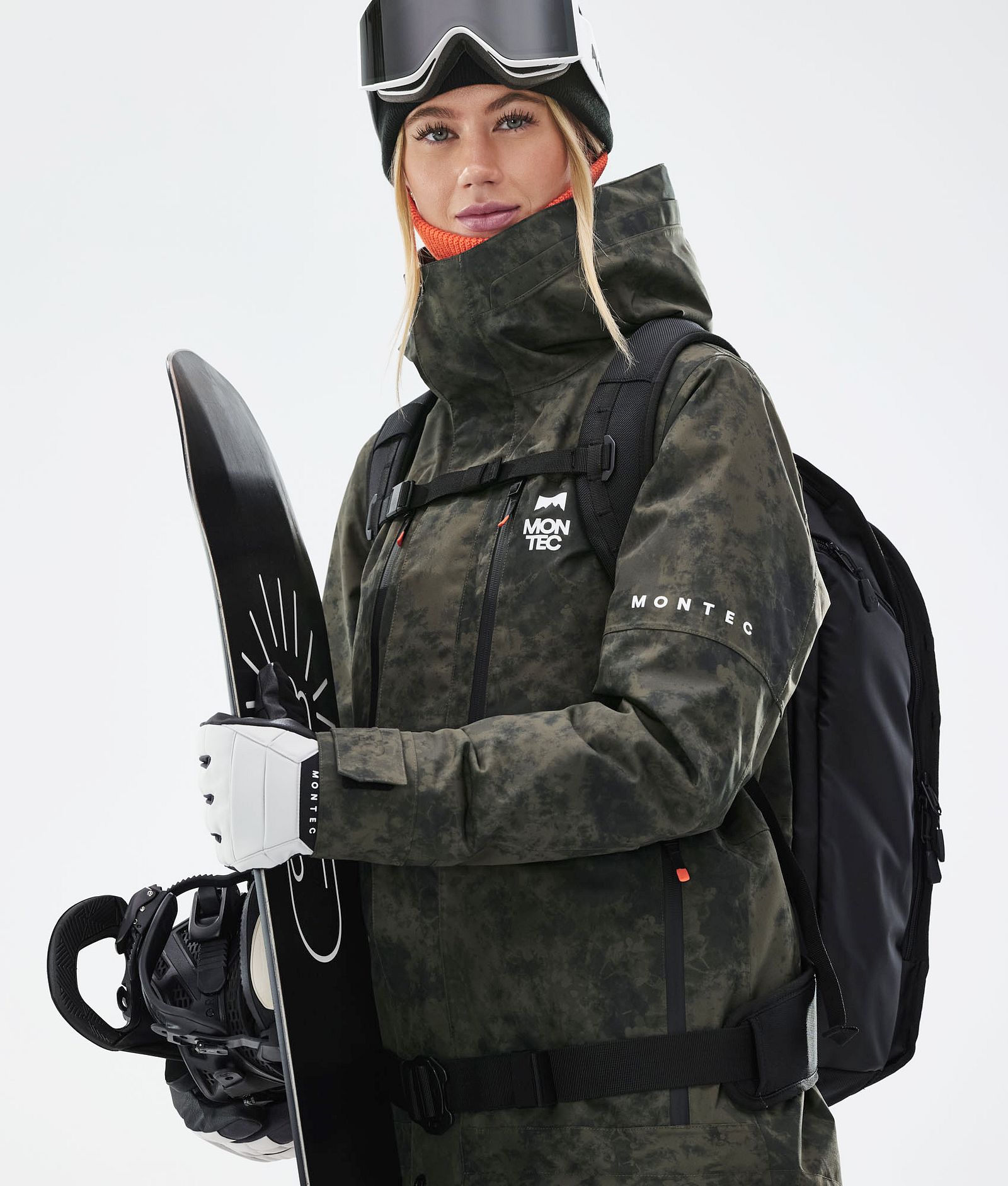 Fawk W 2021 Chaqueta Snowboard Mujer Olive Green Tiedye, Imagen 4 de 12