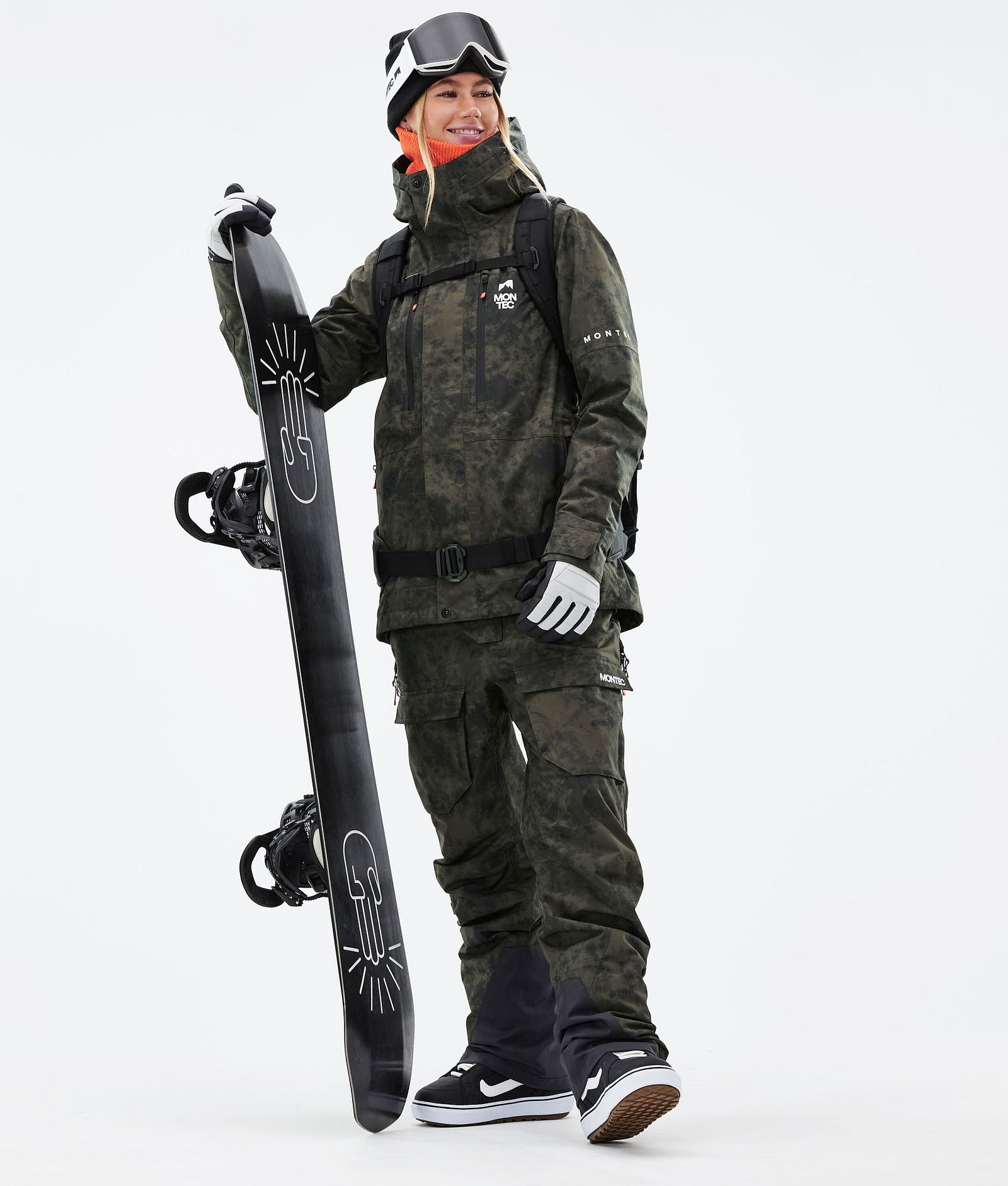 Fawk W 2021 Chaqueta Snowboard Mujer Olive Green Tiedye, Imagen 5 de 12