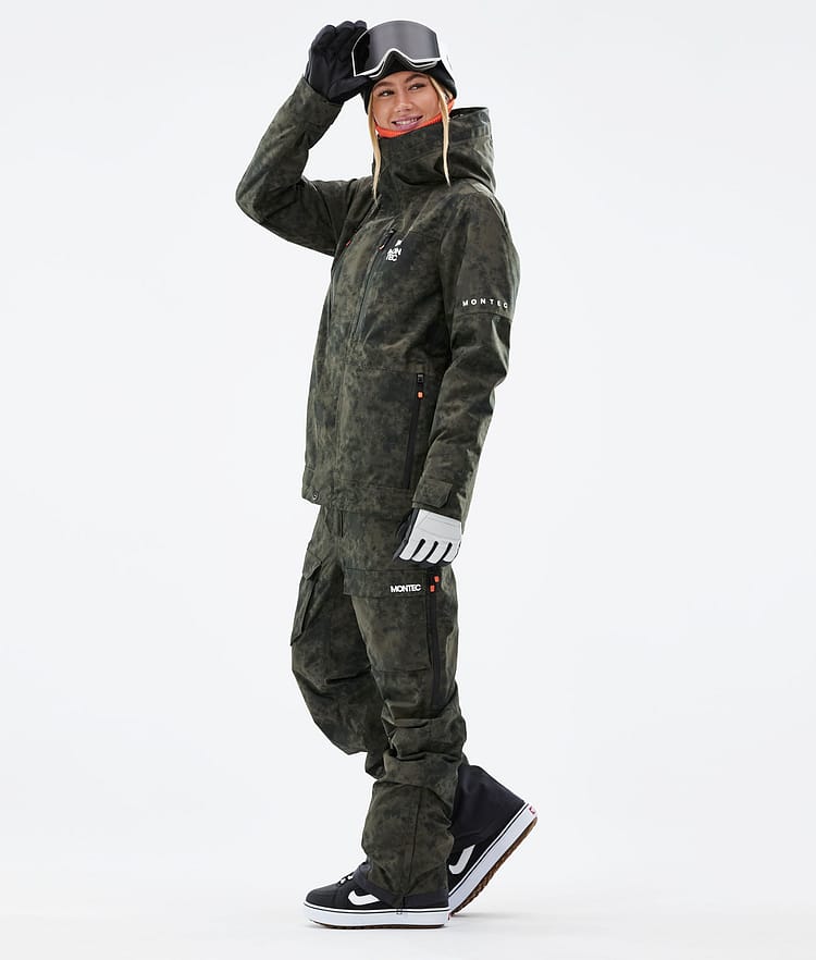 Fawk W 2021 Chaqueta Snowboard Mujer Olive Green Tiedye, Imagen 6 de 12