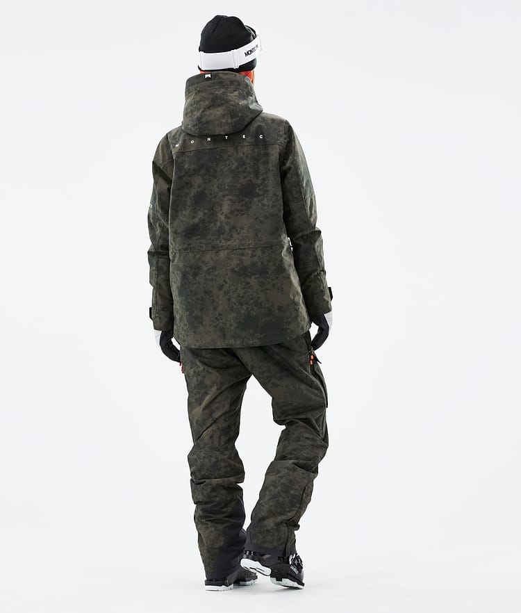Fawk W 2021 Lyžařská Bunda Dámské Olive Green Tiedye, Obrázek 7 z 12