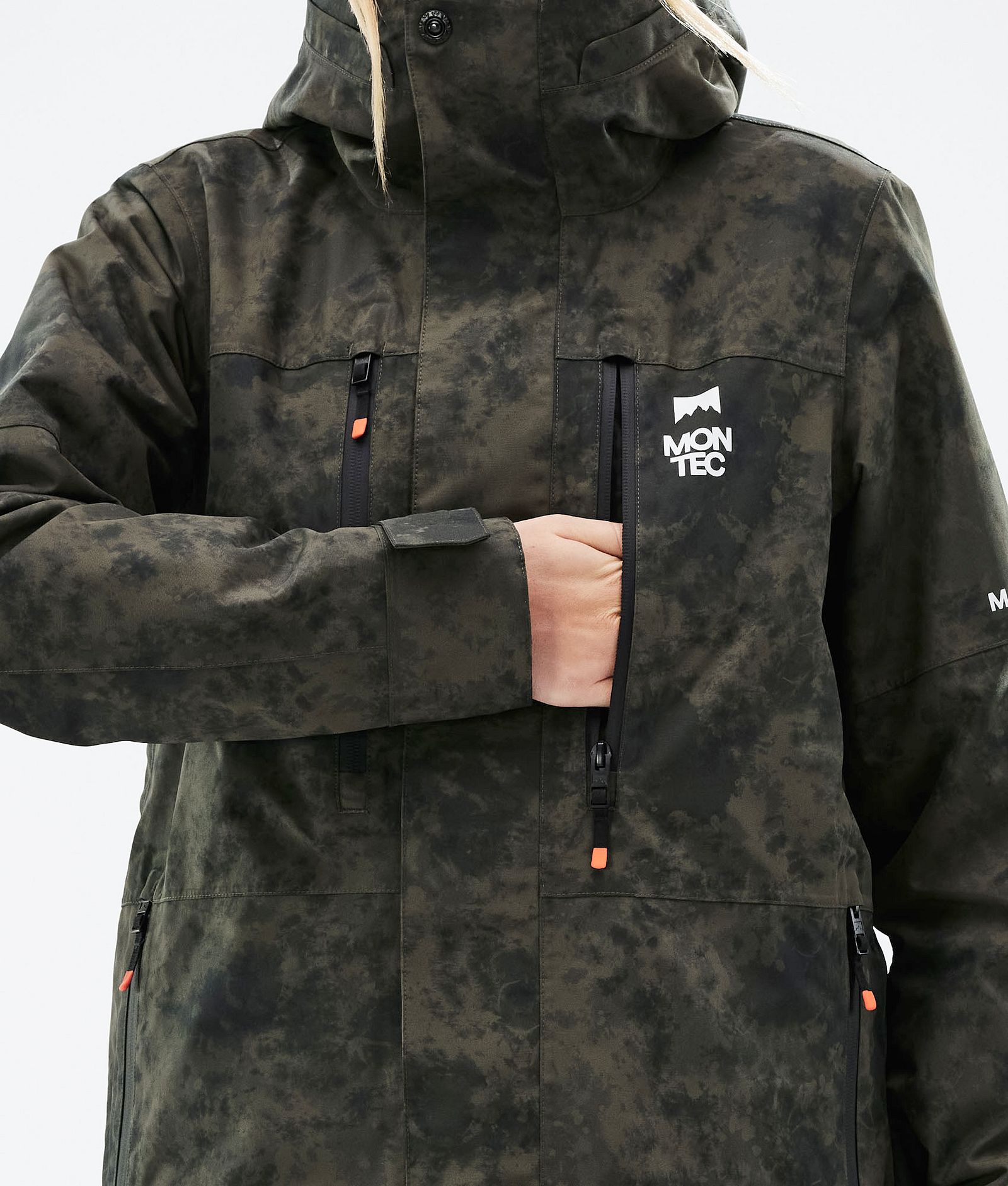 Fawk W 2021 Chaqueta Snowboard Mujer Olive Green Tiedye, Imagen 11 de 12