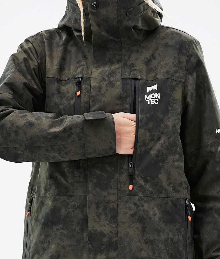 Fawk W 21 Chaqueta Snowboard Mujer Olive Green Tiedye, Imagen 11 de 12