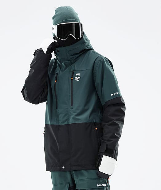 Fawk 21 Bunda na Snowboard Pánské Dark Atlantic/Black