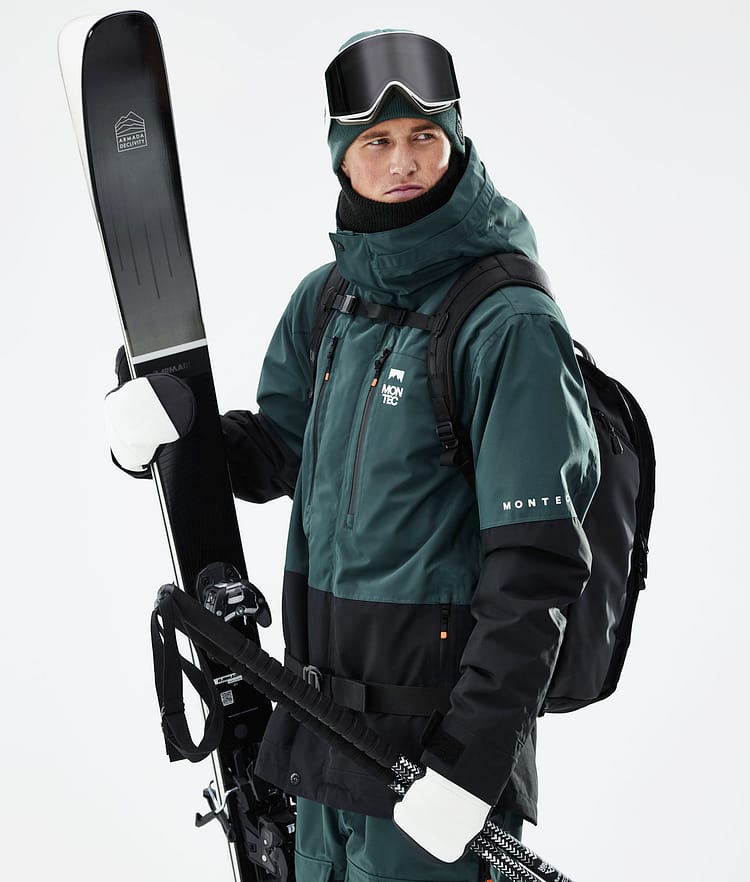 Fawk 21 Kurtka Narciarska Mężczyźni Dark Atlantic/Black, Zdjęcie 3 z 12