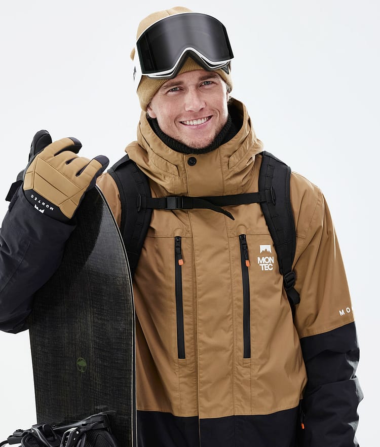 Fawk 21 Bunda na Snowboard Pánské Gold/Black, Obrázek 2 z 12