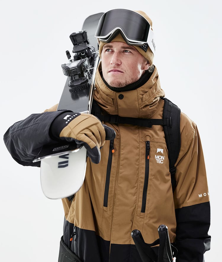 Fawk 21 Kurtka Narciarska Mężczyźni Gold/Black, Zdjęcie 3 z 12
