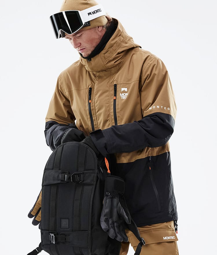 Fawk 21 Bunda na Snowboard Pánské Gold/Black, Obrázek 4 z 12