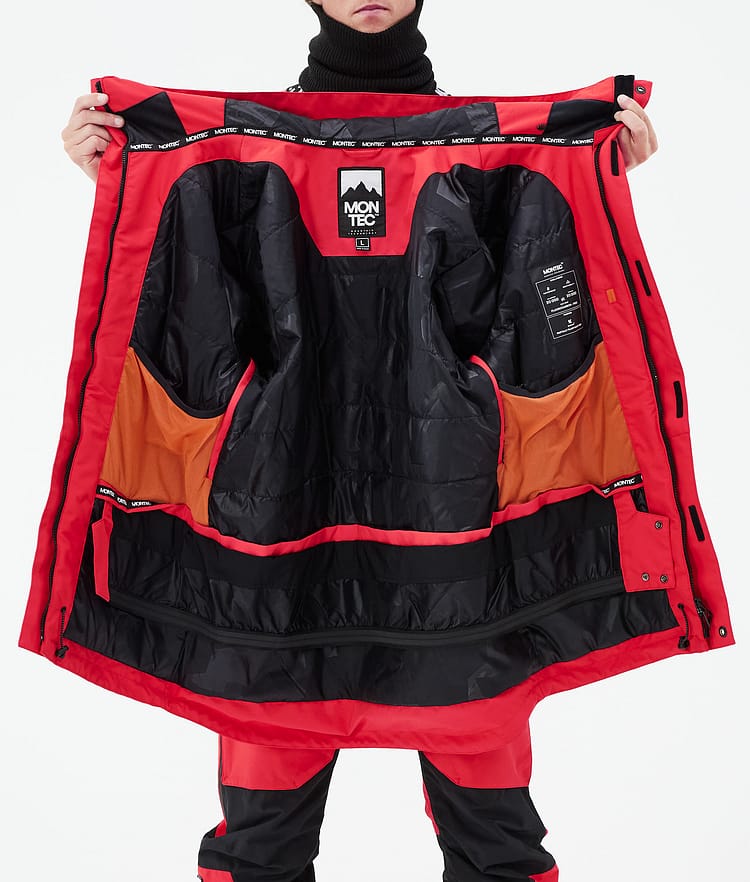 Fawk 21 Bunda na Snowboard Pánské Red, Obrázek 11 z 11