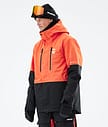 Fawk 2021 Manteau Ski Homme Orange/Black