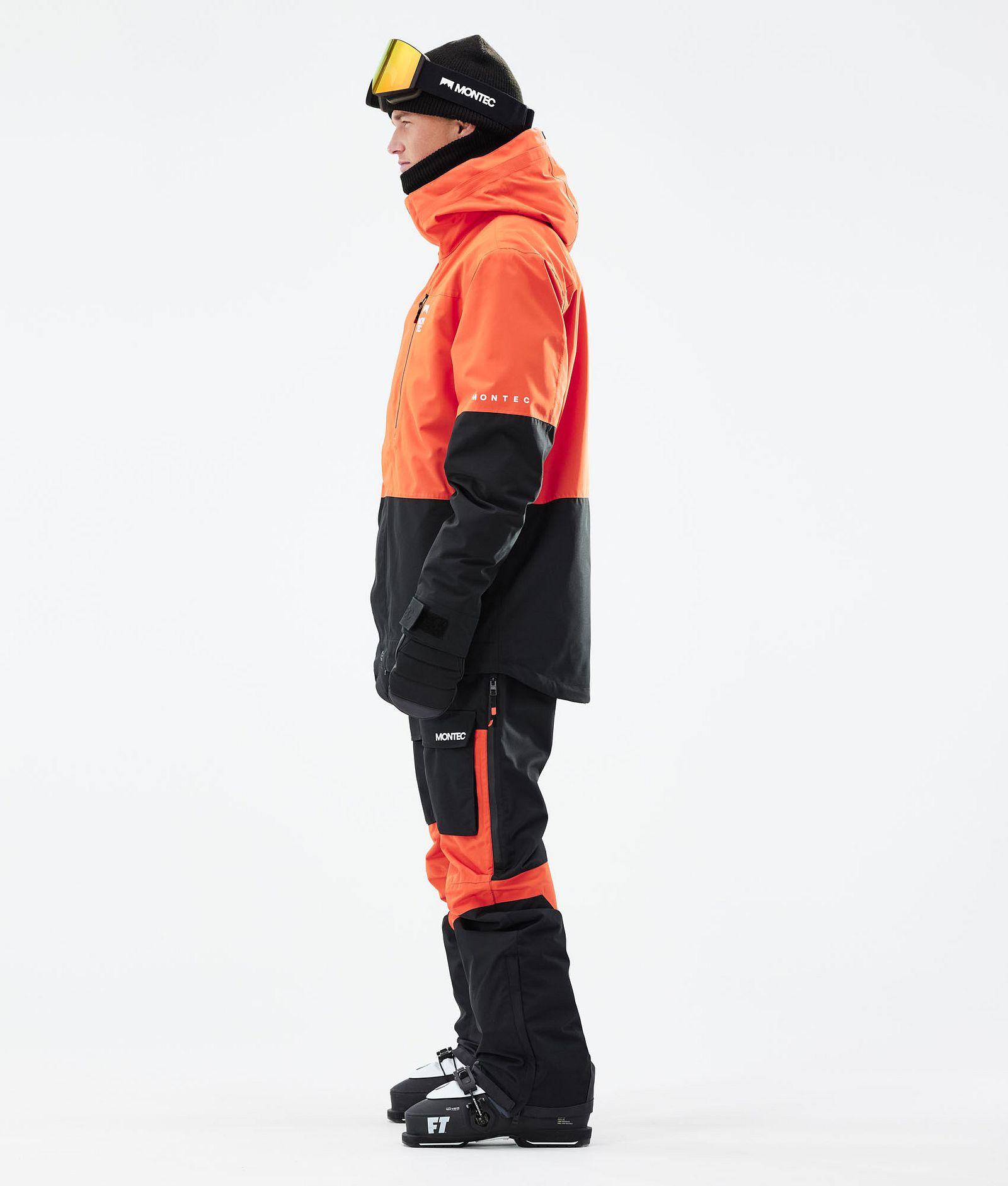 Fawk 2021 Lyžařská Bunda Pánské Orange/Black, Obrázek 5 z 11